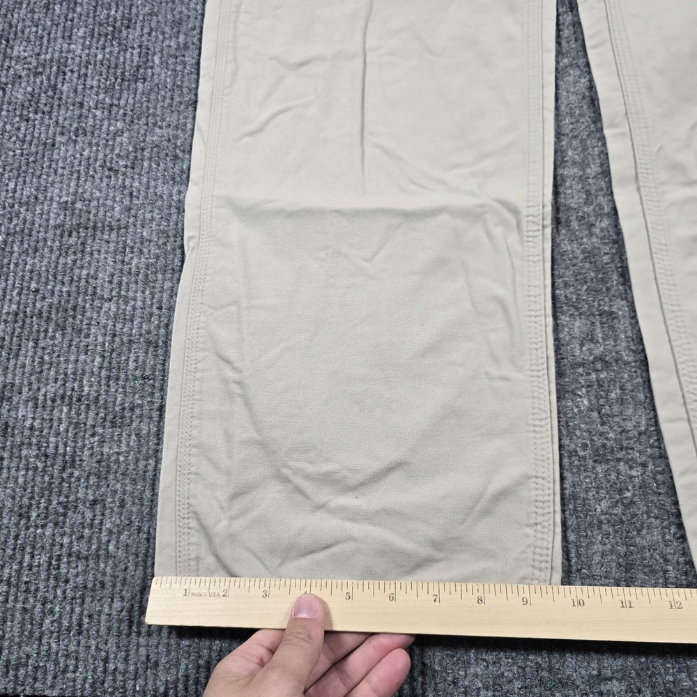 Carhartt Pants Mens 38x36 Beige Loose Original Fit Canvas Work Carpenter B151 - Picture 7 of 12